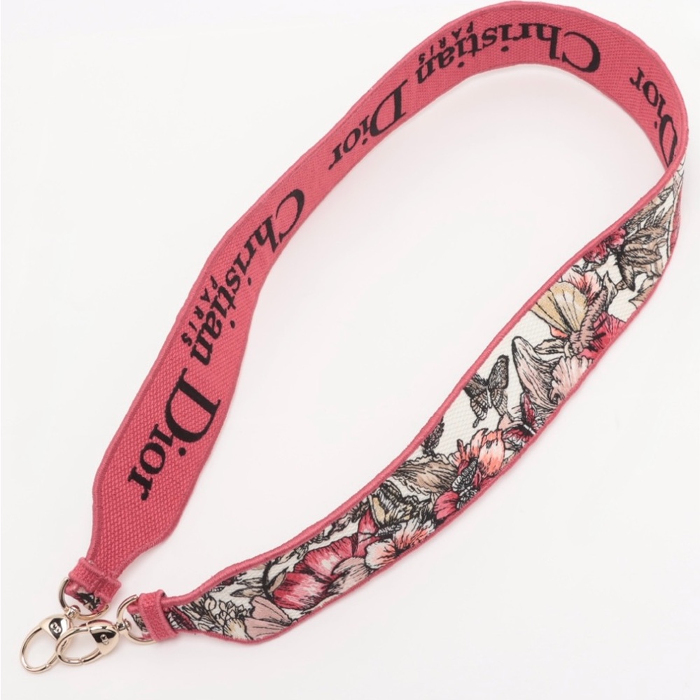 Lady Dior Pink and White Butterfly Floral Design - Picture 7 of 11